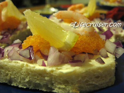 Lifecruiser Birthday Starter with white fish roe