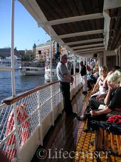 Aboard Norrskär steamship