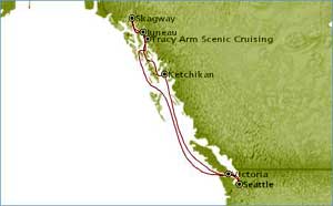 Alaska Coast Map