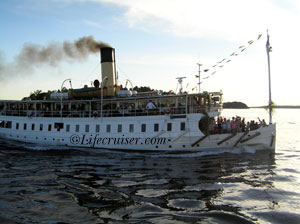 Steam ship in Stockholm