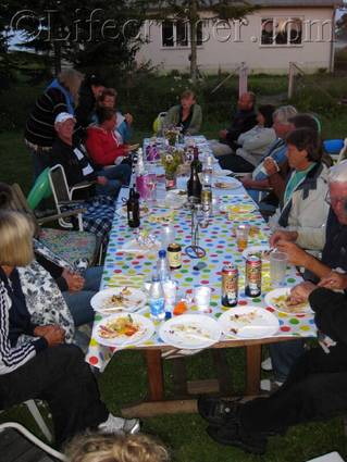 Birthday BBQ Party at the farm, Fårö island, Gotland, Sweden, Copyright Lifecruiser.com