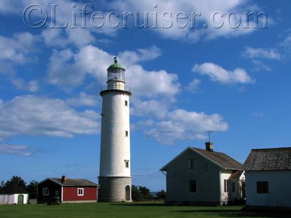 Fårö Lighthouse, Fårö island, Gotland, Sweden, Copyright Lifecruiser.com