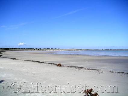 Beach at Fårö Island, Gotland, Sweden, Spring