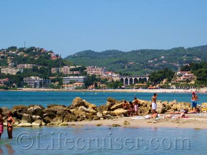 Bandol beach view, Provence, France, Copyright Lifecruiser.com