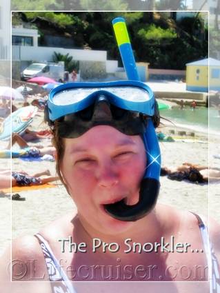 Bandol Pro-snorkler Diane, Provence, France, Copyright Lifecruiser.com