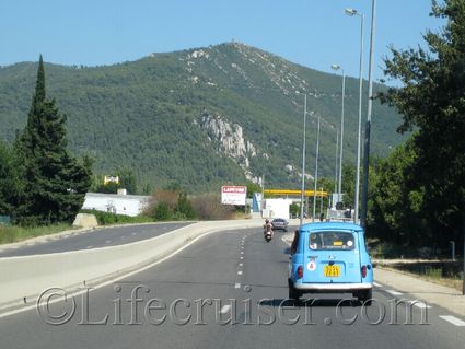 Old Renault R4 car, France, Copyright Lifecruiser.com