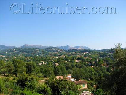 Hotel Marc-Hely's stunning room view, La Colle sur Loup, France