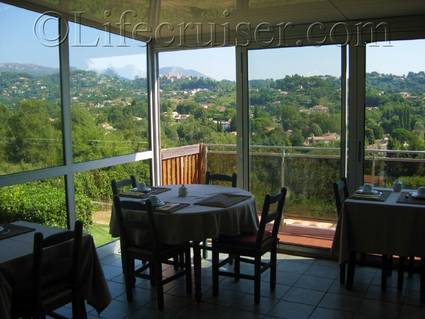 Hotel Marc-Hely Breakfast room view, La Colle sur Loup, France