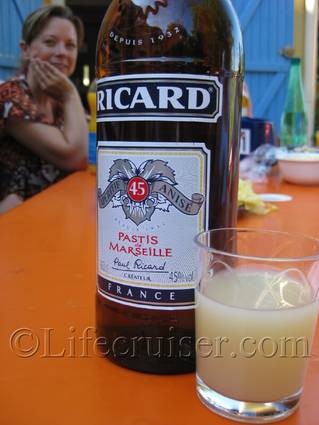 Pastis Drink at Claudie and Pierres home, Provence, France, Photo Copyright Lifecruiser.com