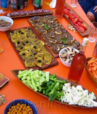 Local Provencal specialities snacks, France, Copyright Lifecruiser.com