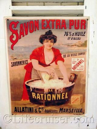Vintage Savon Rationnel Poster, Provence, France, Copyright Lifecruiser.com