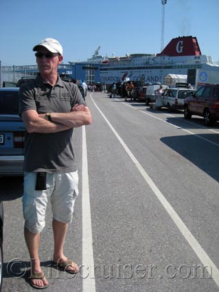 Mr Lifecruiser at the Gotland Ferry Lines, Nynäshamn, Sweden, Photo Copyright Lifecruiser.com