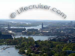 Lifecruisers Stockholm city view