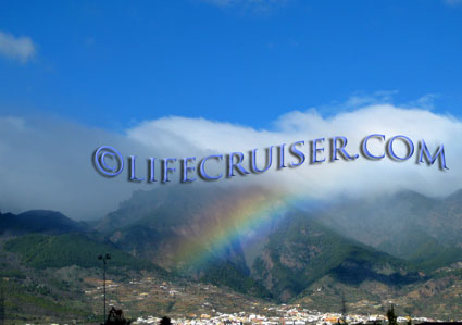 Mountain Rainbow at Tenerife, Photo by Lifecruiser
