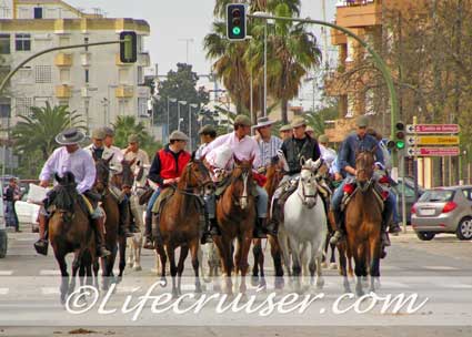 Romeria San José riders at Sanlúcar, Photo by Lifecruiser