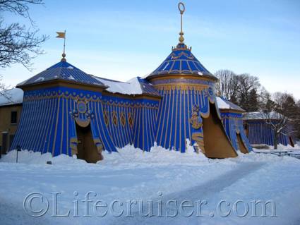 The Copper Tents, Hagaparken, Solna, Sweden, Copyright Lifecruiser.com