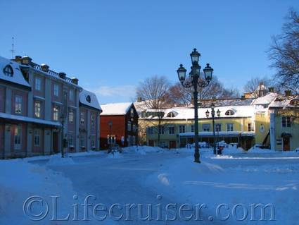 Old houses, Västerås, Sweden, Copyright Lifecruiser.com