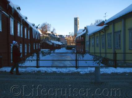 Svartån, Black Creek, Västerås, Sweden, Copyright Lifecruiser.com