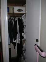 Mrs Lifecruisers closet after