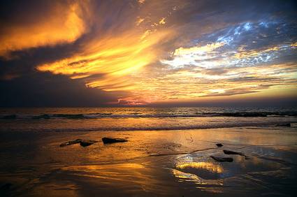 Australia: Cable beach sunset, Broome