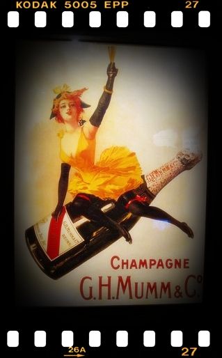 Champagne Mumm Ad Girl