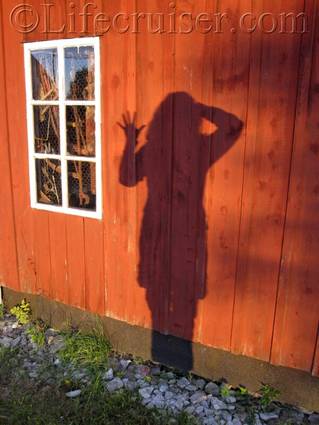 Hello shadow friend, Fårö Sweden