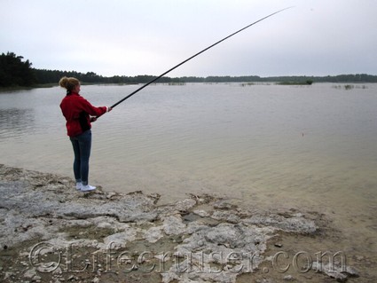 Jane fishing, Fårö, Gotland, Sweden