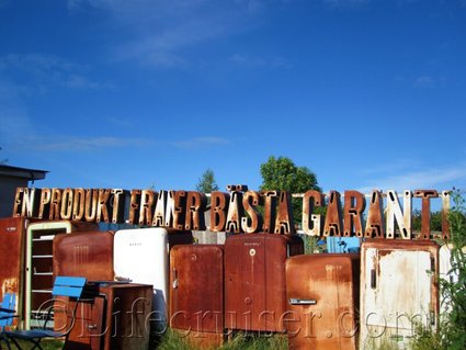 faro-rusty-fridges-sign, Gotland, Sweden