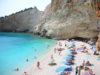 Greece, Lefkada Island: Katsiki beach
