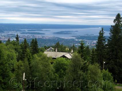 Voksenasen breathtaking view, Oslo, Norway