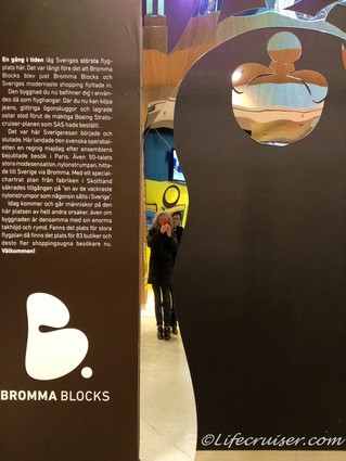 Sweden: Bromma Blocks Shopping Mall Wall Mirror