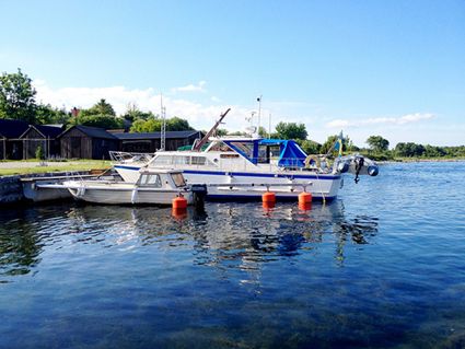 Sweden, Gotland: small harbor boats