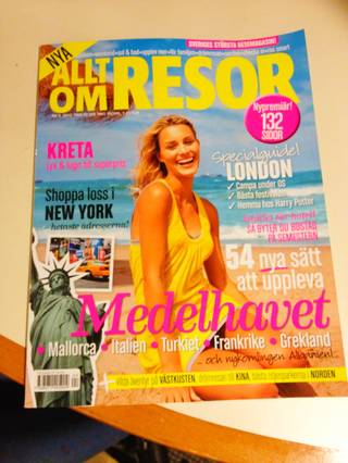 Sweden: Swedish travel magazine Allt om resor