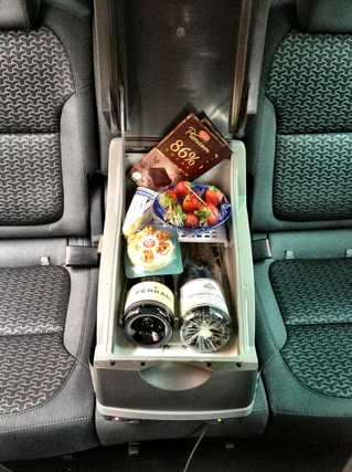 Skoda coolbox 15L in Yeti backseat, Lifecruiser