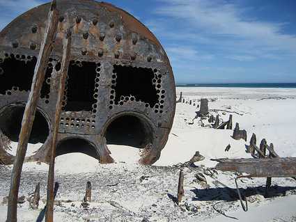 South Africa Noordhoek Beach Shipwreck